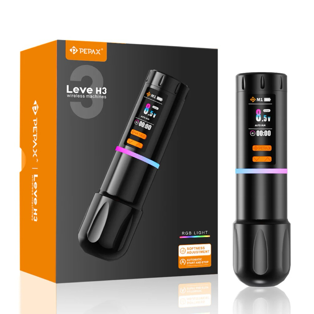Máy xăm Pepax Leve H3 Wireless Pen Machine (Stroke 4.2mm) - Đập Hộp 🗃️