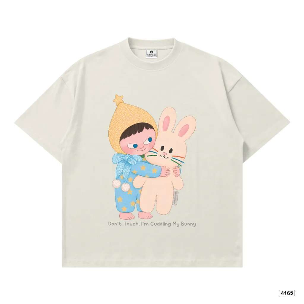 Áo thun nữ form boxy hoạt hình thỏ bông đáng yêu Miucho 4165_thumbnail_11