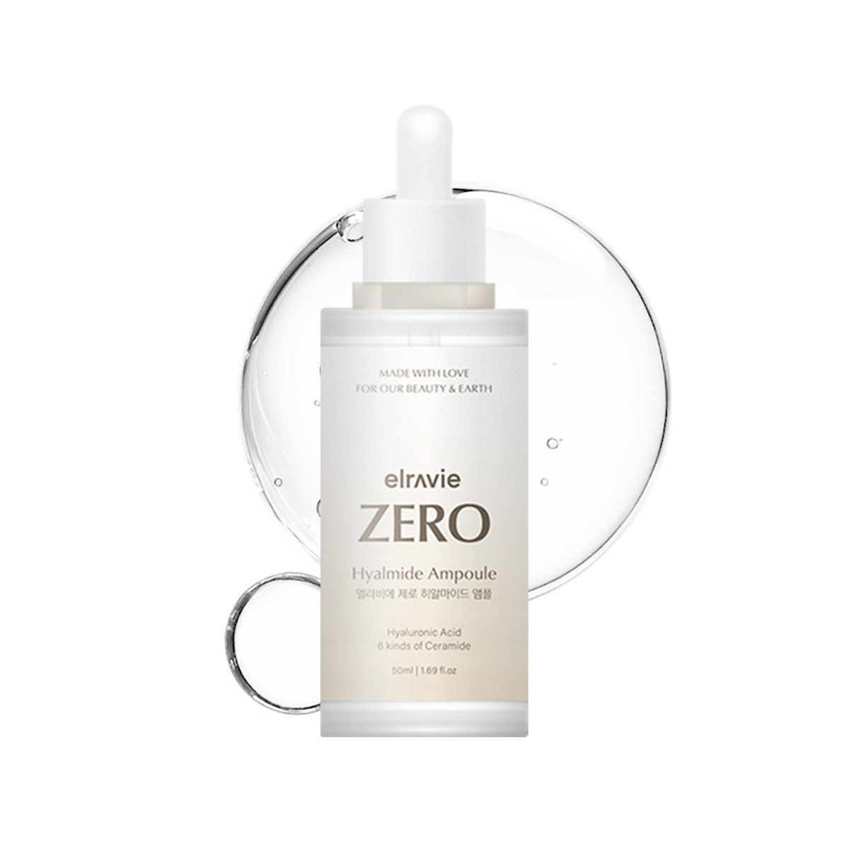 Tinh chất thuần chay Elravie Zero Hyalmide Ampoule 50ml