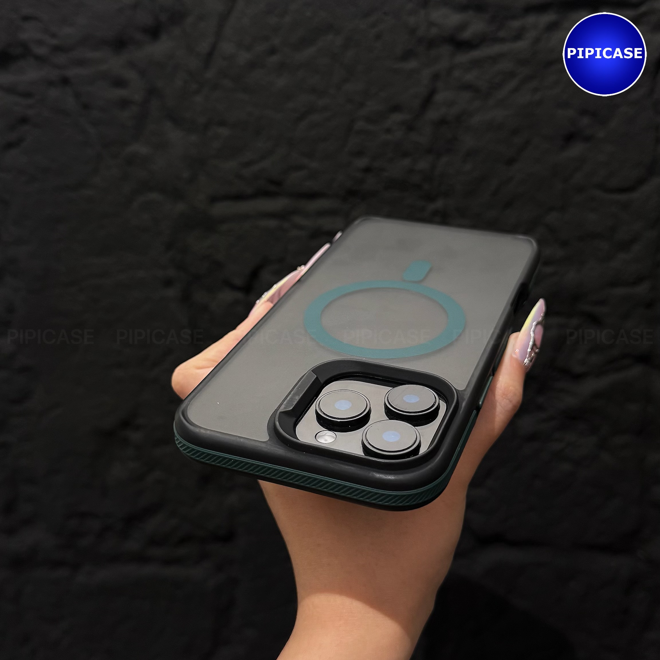 Ốp Lưng iPhone 15 Pro Max - Map - Xanh Rêu_thumbnail_19