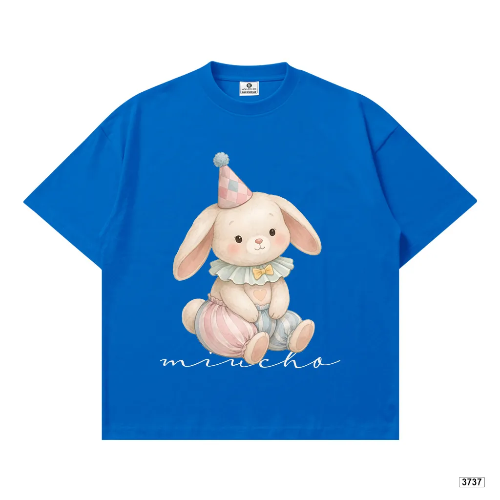 Áo thun boxy nữ thời trang mùa hè Bunny đáng yêu Miucho 3737_thumbnail_16