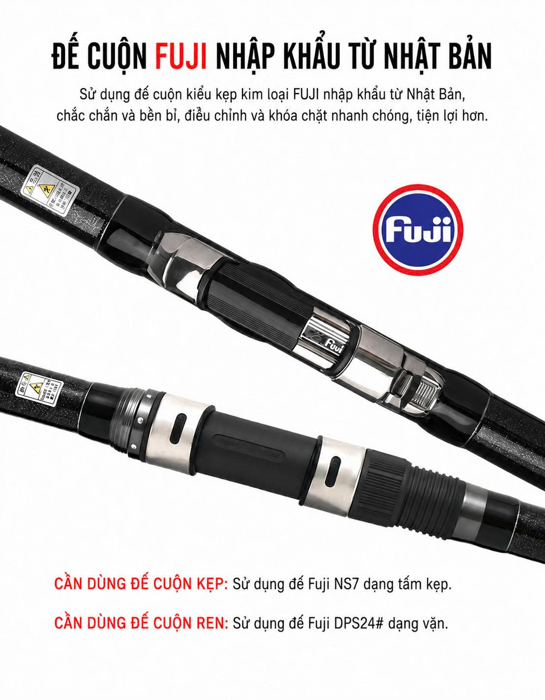 CẦN CÂU XA BỜ MARIS BLACK EMPEROR 420 FUJI EDITION_thumbnail_2