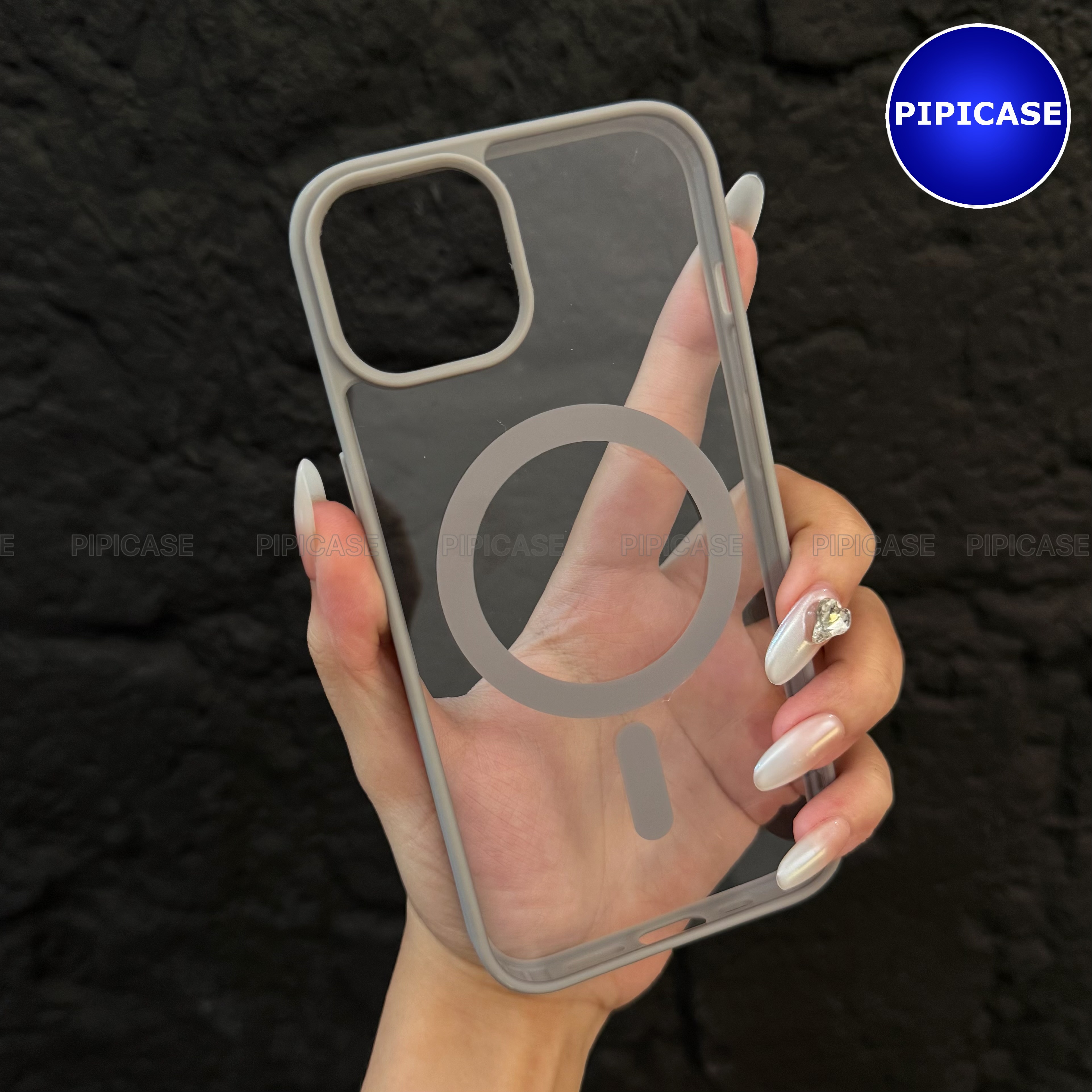 Ốp Lưng iPhone 15 - Chic - Xám_thumbnail_2