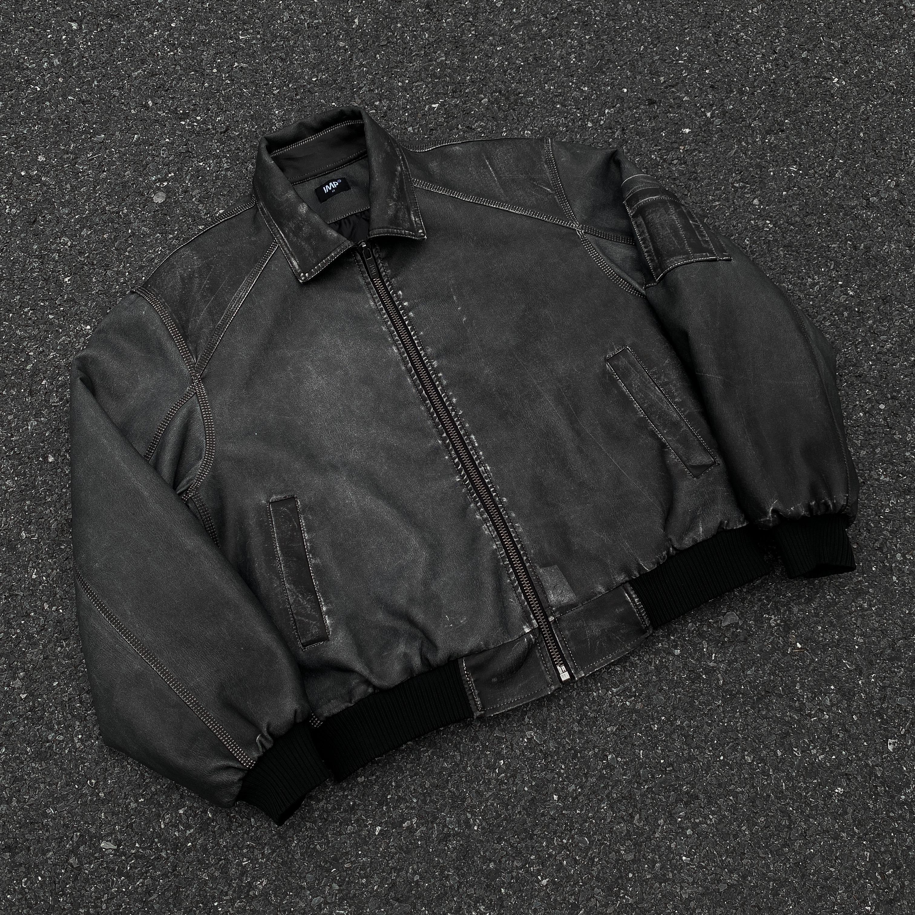 [ Xả hàng ] IMP 005 JACKET - Áo khoác Cracked Leather Jacket 