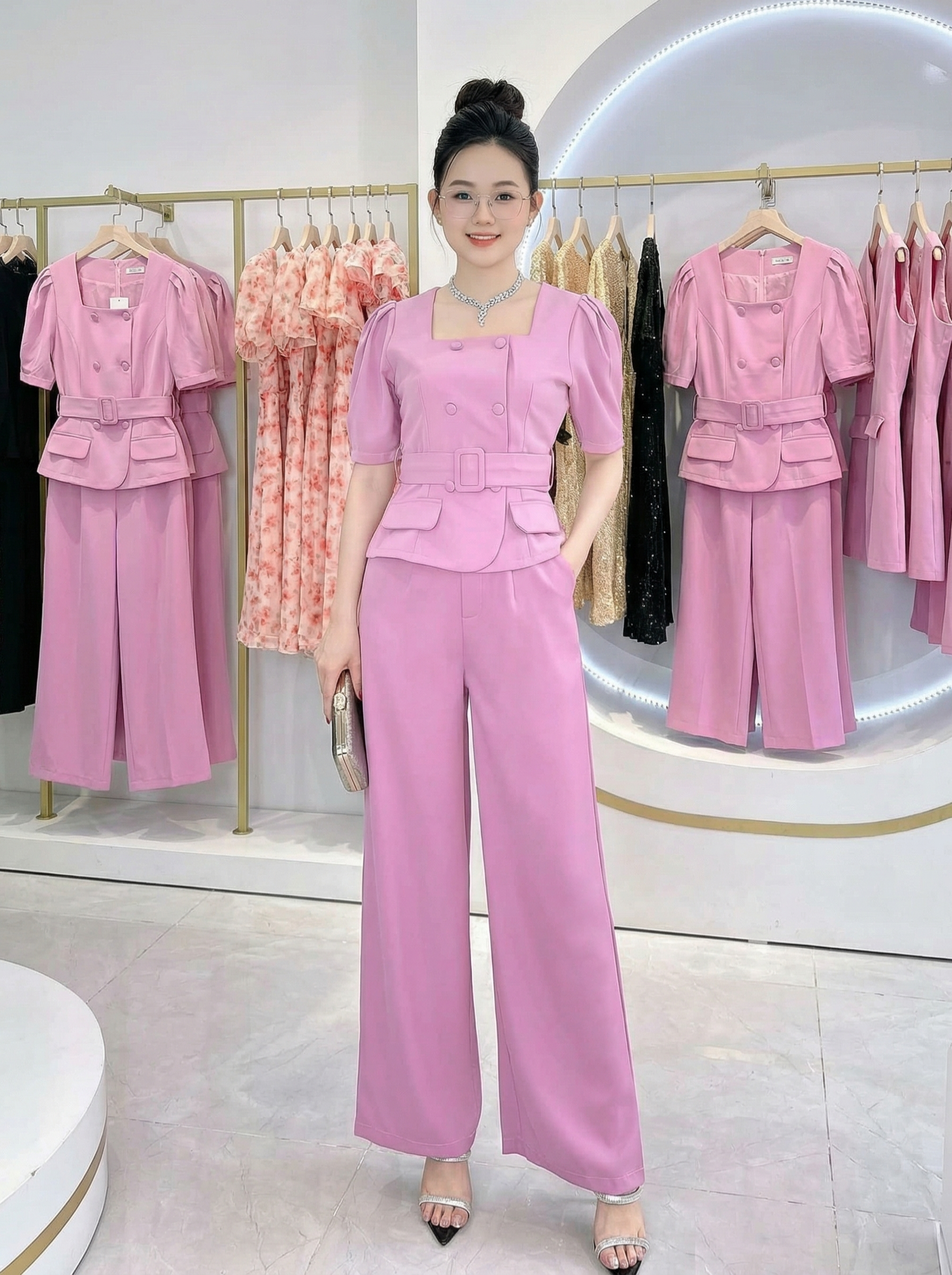 Set bộ quần dài áo cổ U_thumbnail_6