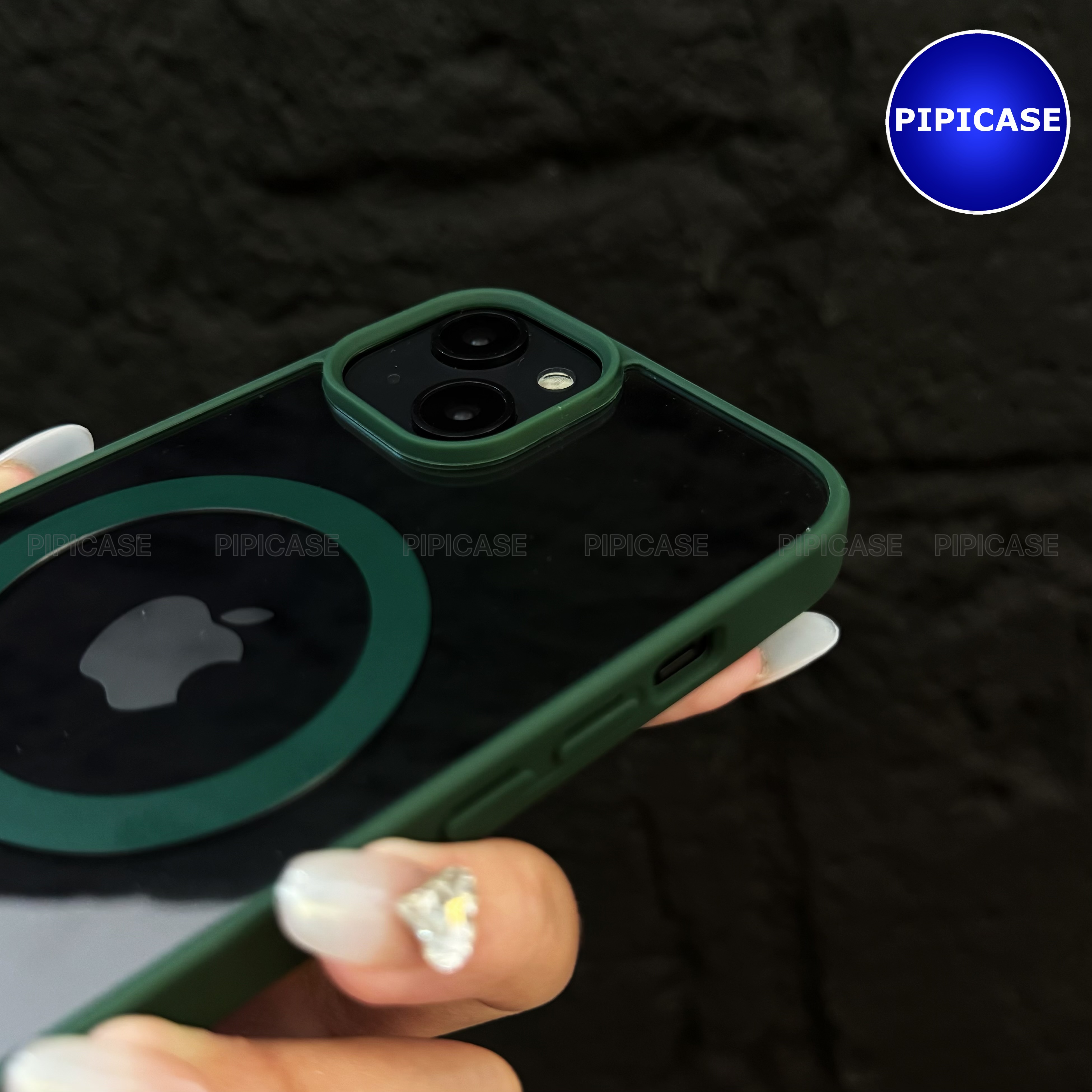 Ốp Lưng iPhone 15 Plus - Chic - Xanh Lá_thumbnail_4