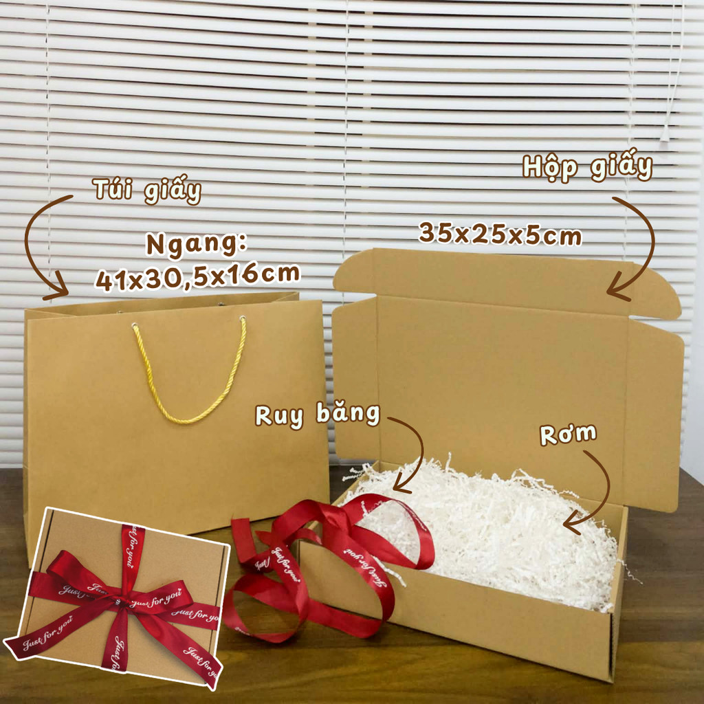 Set Giftbox gói quà + Túi giấy kraft_thumbnail_6