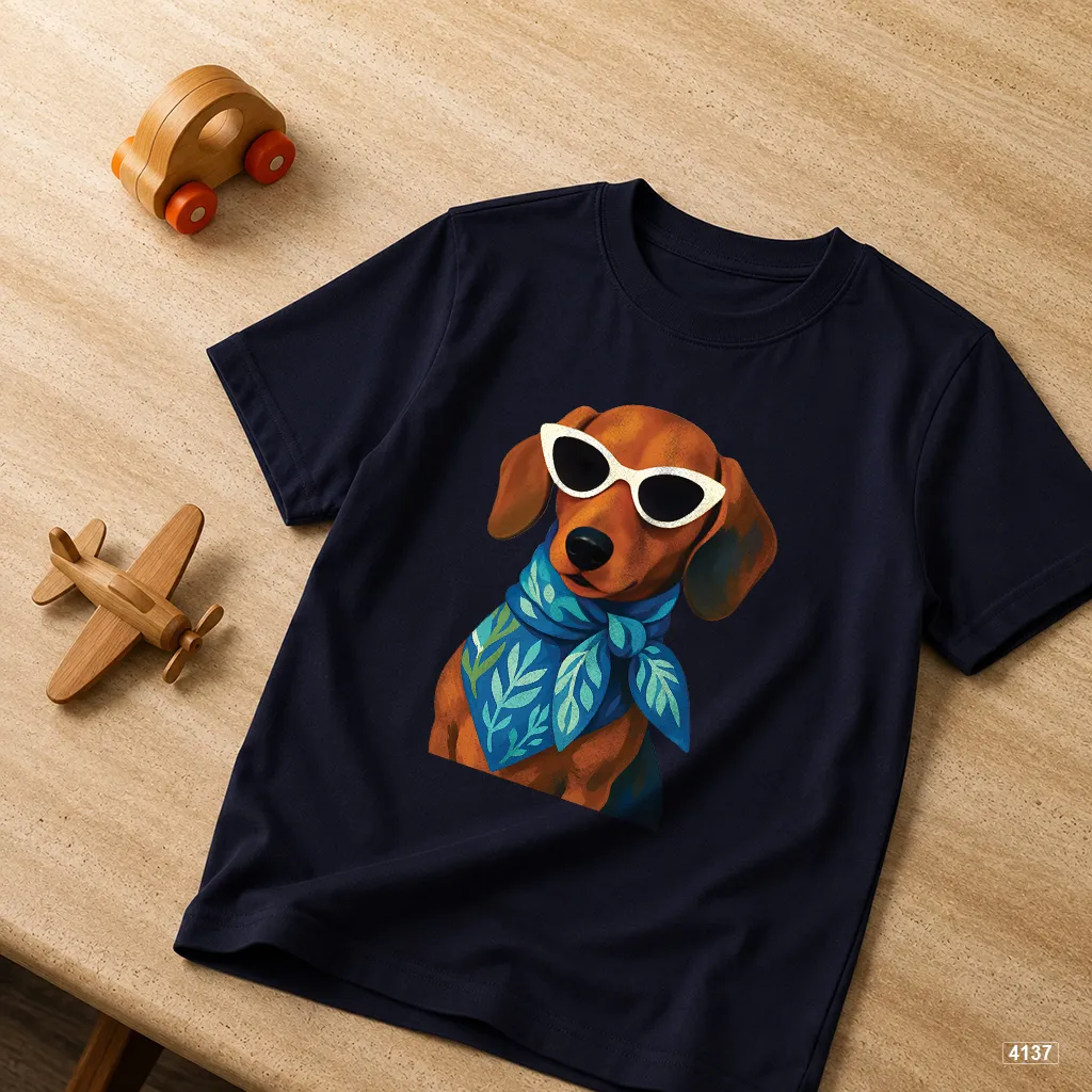Áo thun bé trai bé gái cún Dachshund Kado 4137_thumbnail_6