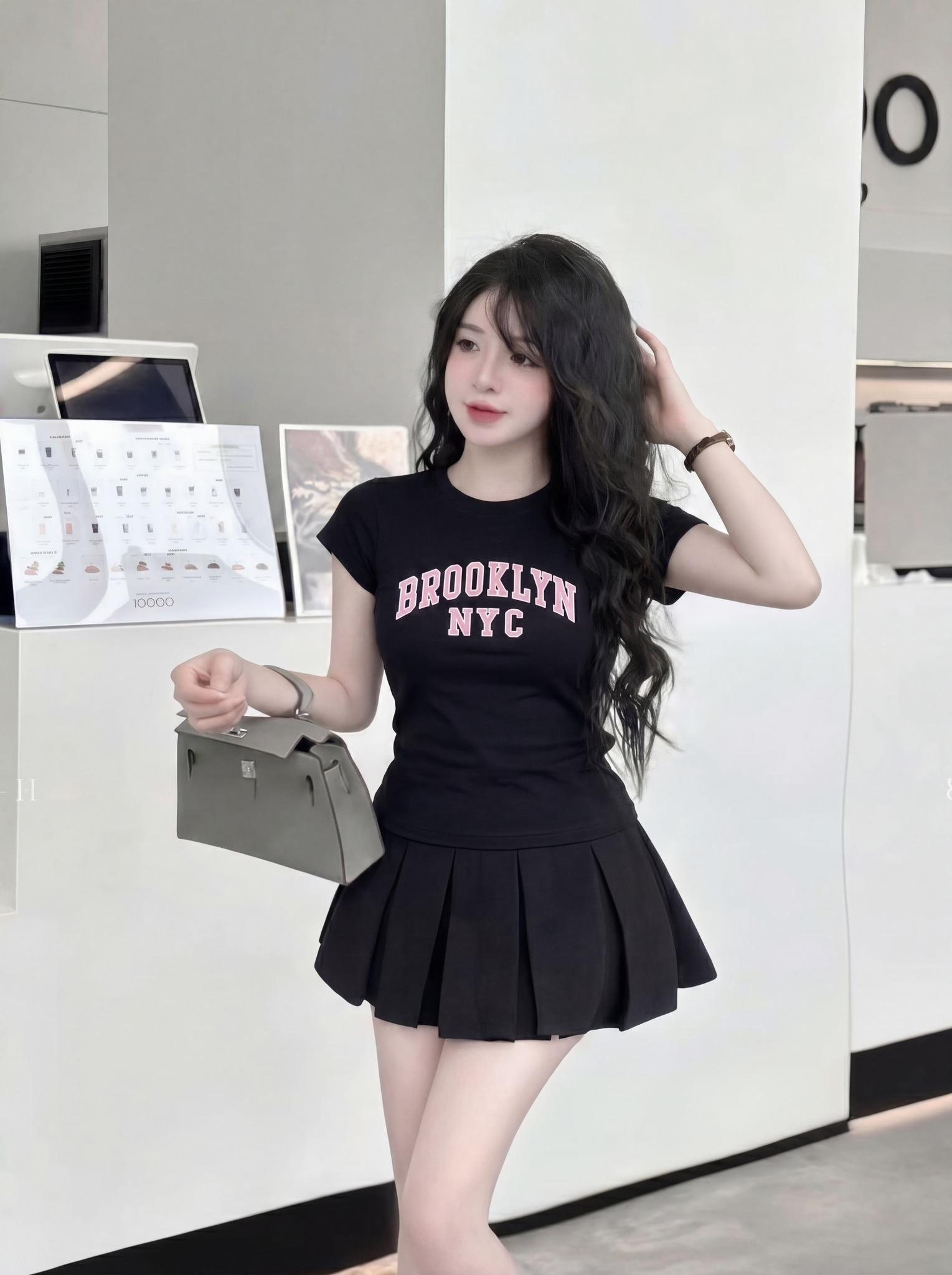 Áo Thun Nữ Korea BROOKLYN NYC LUH.135 (C) (0687)_thumbnail_4