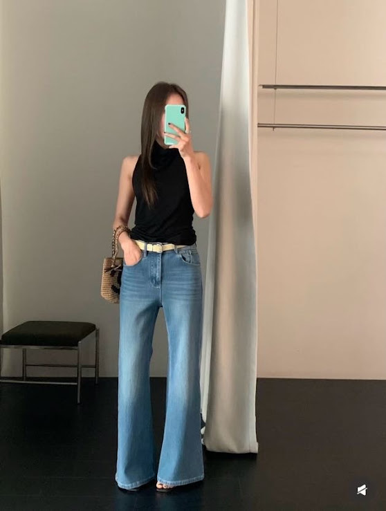 Lucas - Quần Jeans ống suông Ecool 8338