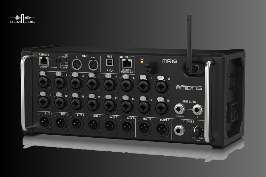 Mixer Digital MIDAS MR18 18 INPUT