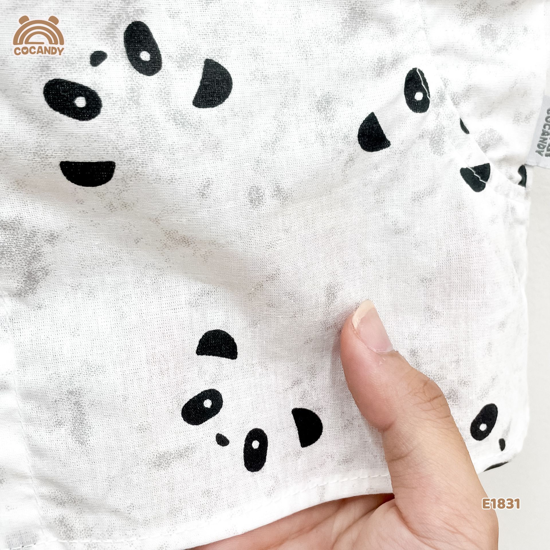 Áo cộc sơ mi gấu loang TRẮNG túi ốp_thumbnail_3