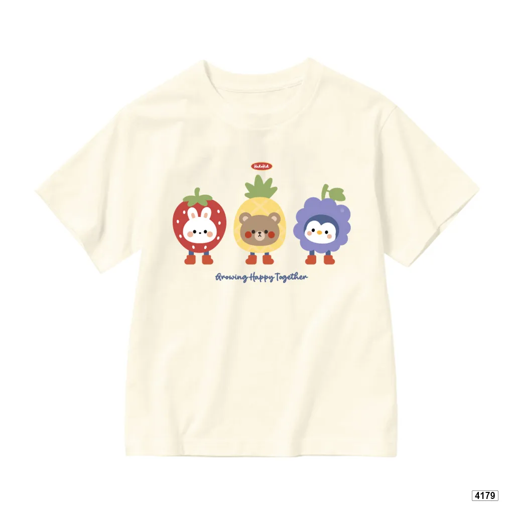 Áo thun bé trai bé gái trái cây mix thú cưng Kado 4179_thumbnail_9