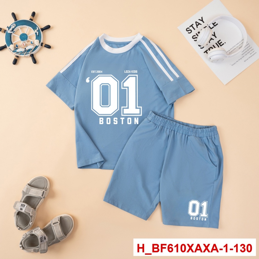 [XẢ KHO] Set bộ thun phối bé trai, bé gái lẻ size size từ 15-40kg - Loza Kids XABF01_thumbnail_53