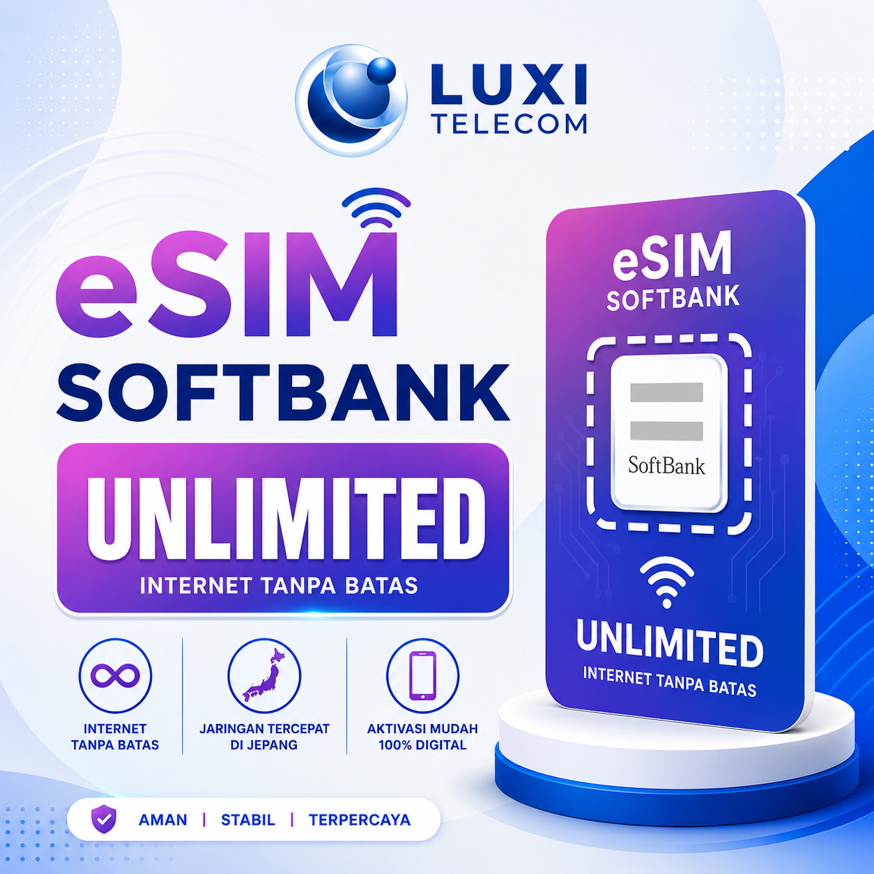 eSIM Data SoftBank Unlimited