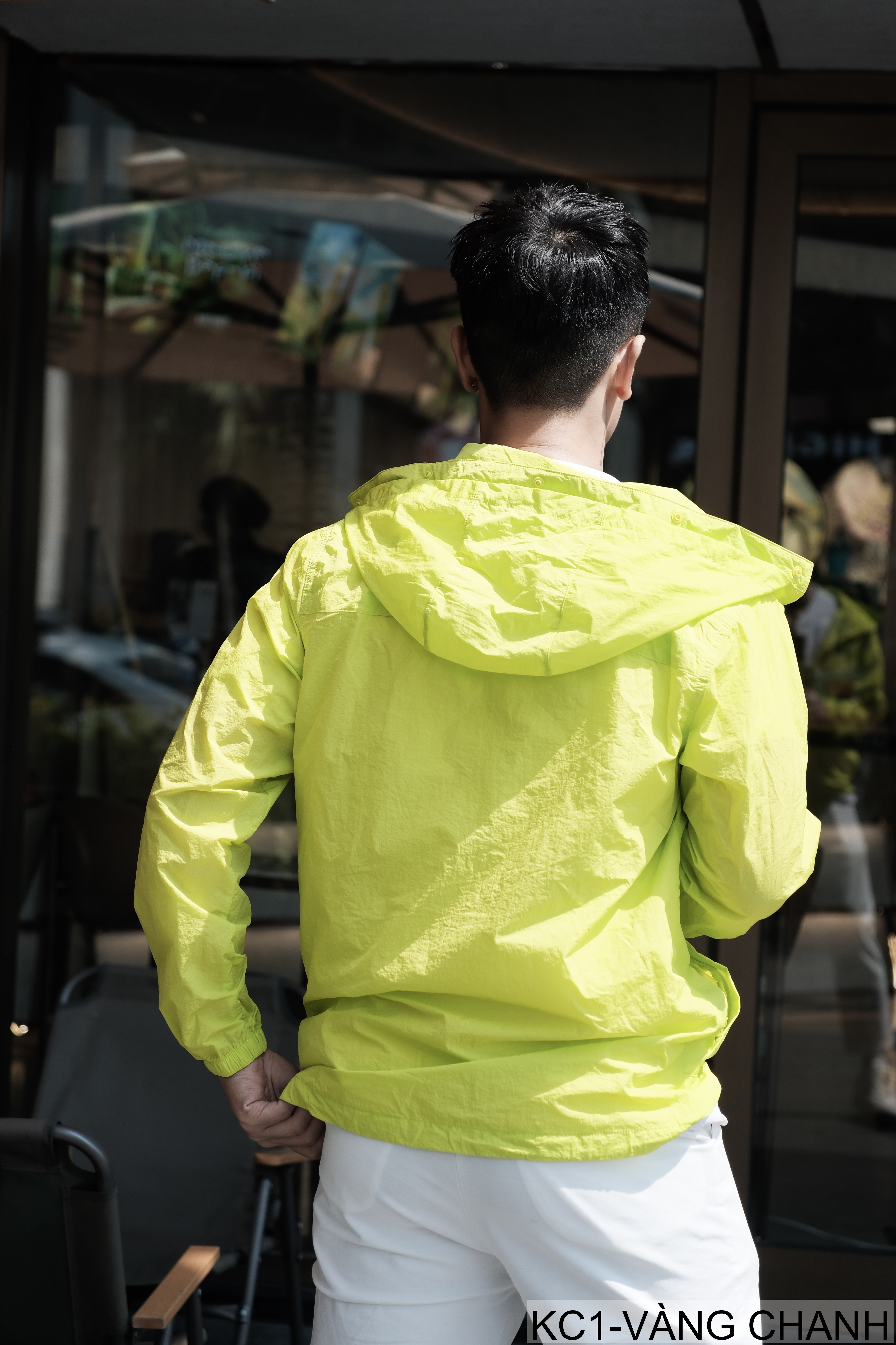 KC1 - Áo khoác chống nắng nam nữ UPF50+ siêu mỏng, thoáng khí, dáng rộng, có mũ trùm đầu