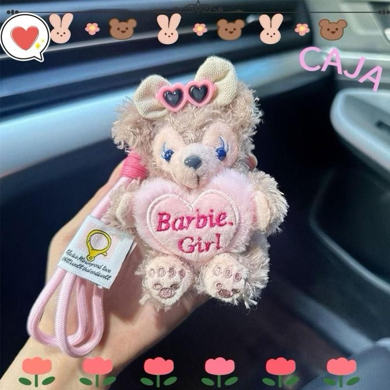 Móc Khoá Thỏ Tym Barbie Girrl Thắt Nơ Xinh Treo Phụ Kiện Tú i Xách_thumbnail_3