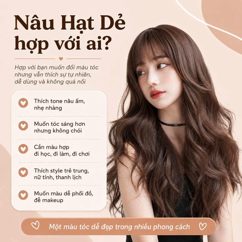 Thuốc Nhuộm Tóc Nâu Hạt Dẻ Không Cần Tẩy, Lên Từ Nền Đen Tự Nhiên, Tặng Găng Tay_thumbnail_5
