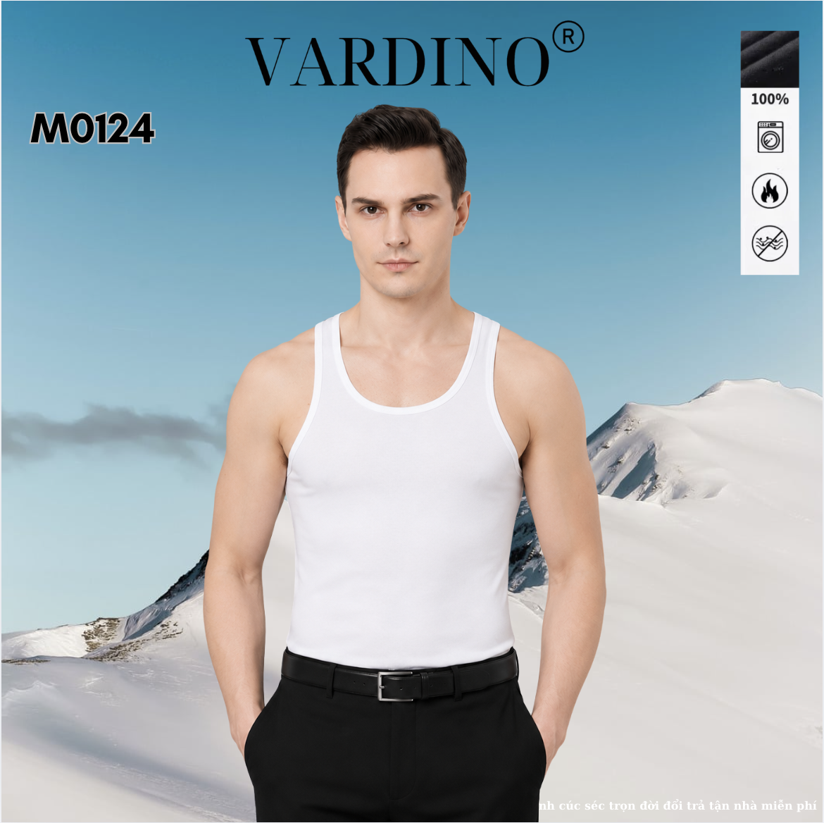 áo may ô nam Vardino M0124