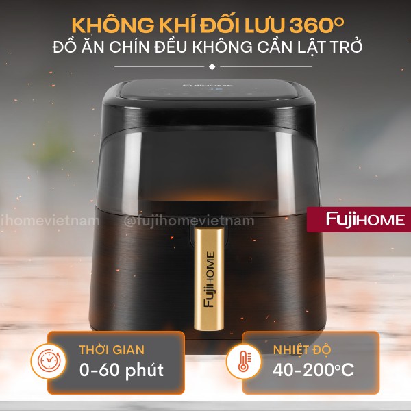 Nồi chiên không dầu Fujihome A8DG1NEW 8Lít_thumbnail_5