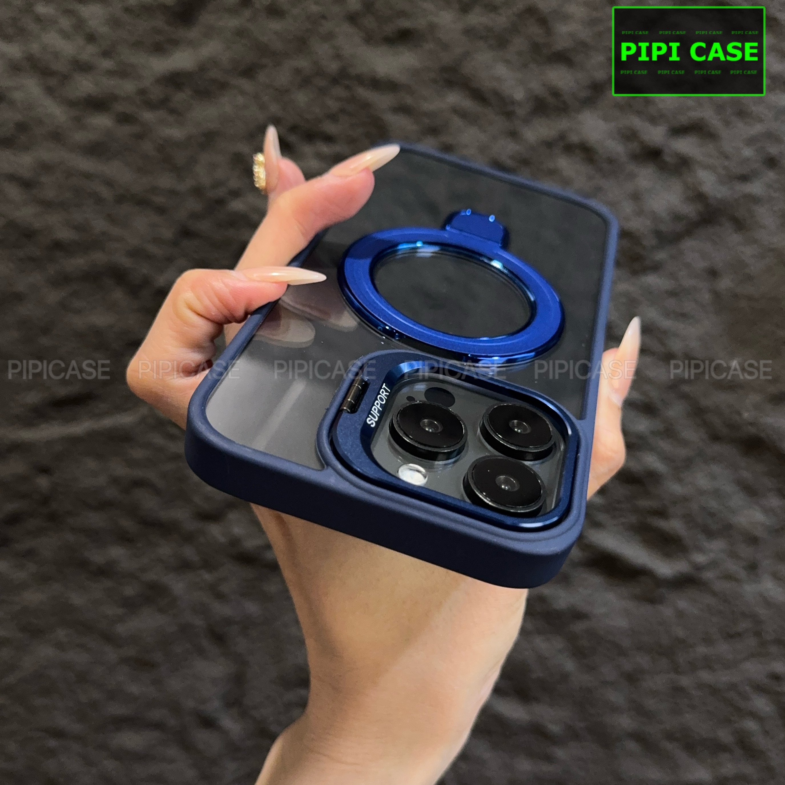 Ốp Lưng iPhone 12 Pro Max - Super Gone - Xanh Dương_thumbnail_4