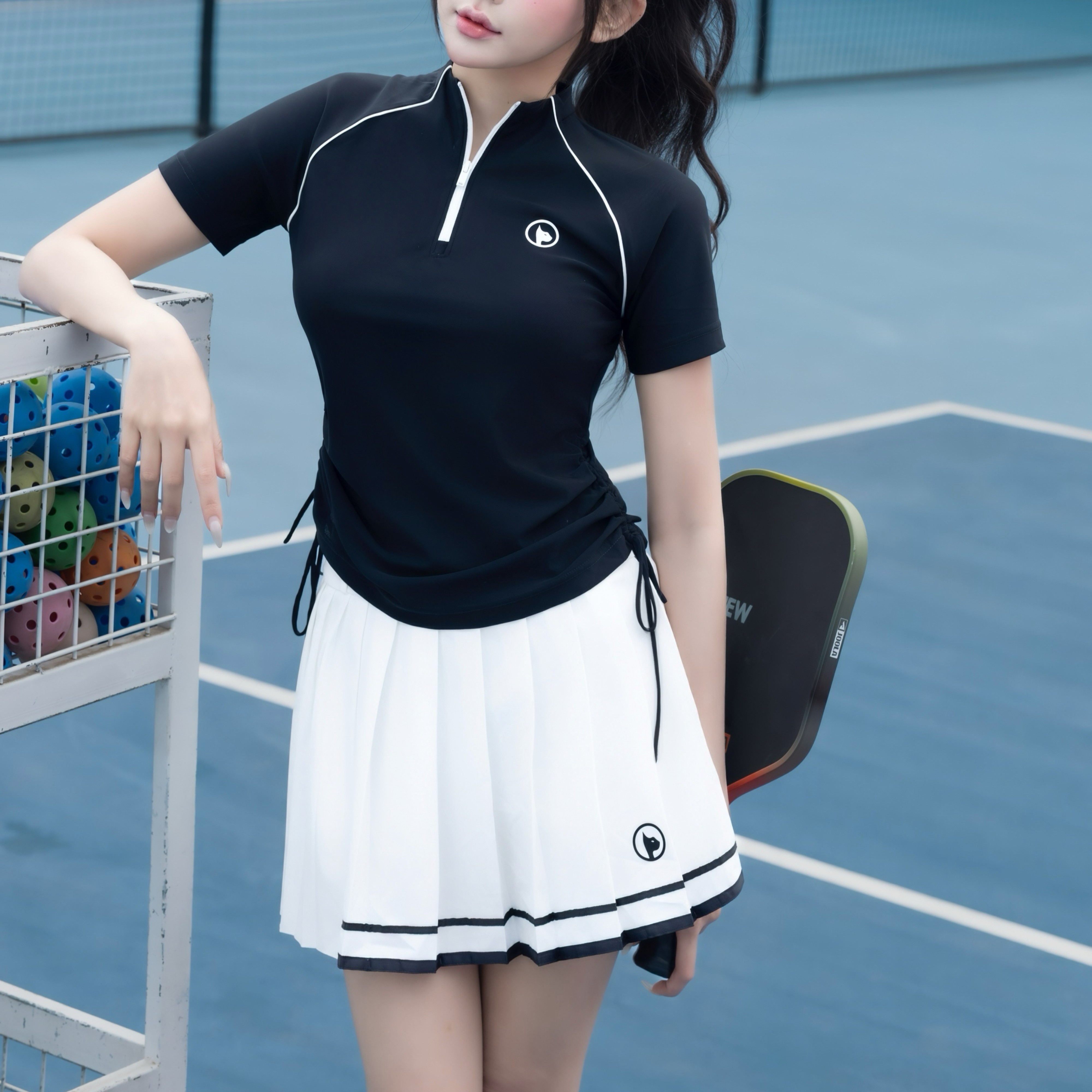 Áo Cổ Trụ Nhún 2 Bên Nữ_thumbnail_5