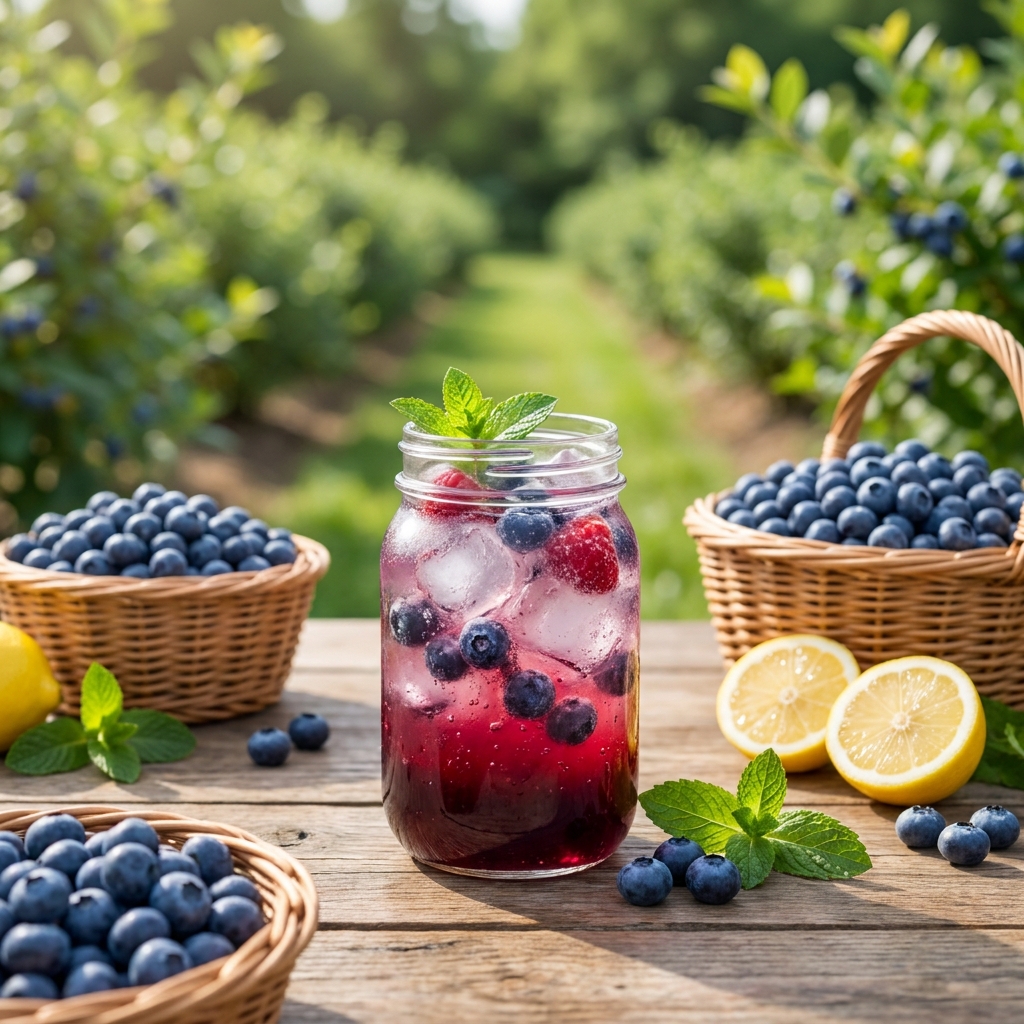 Tỷ Lệ Vàng Pha Soda Việt Quất Chuẩn Barista Mở Quán