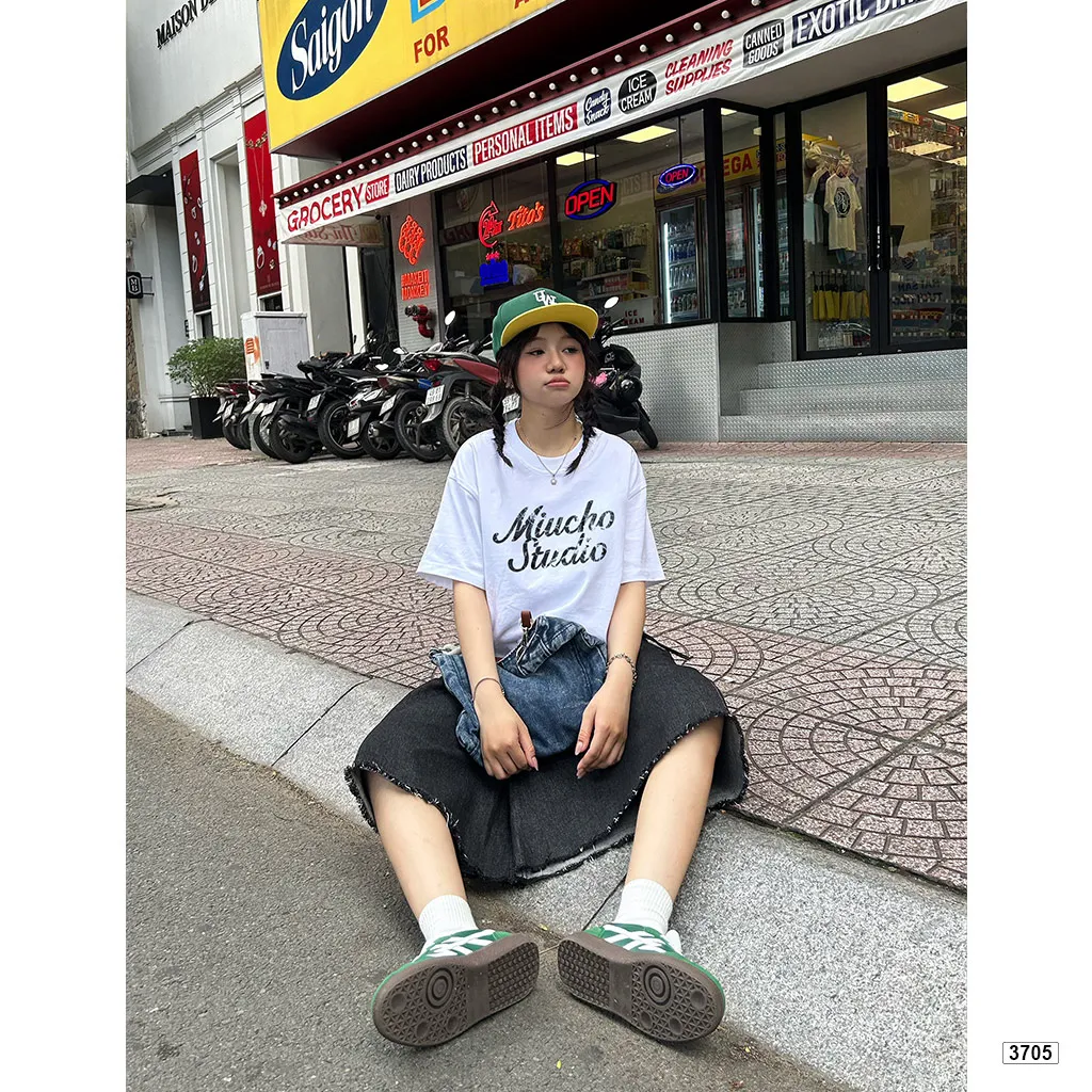 Áo thun boxy nam nữ Miucho Studio 3705 dày dặn đứng form_thumbnail_4