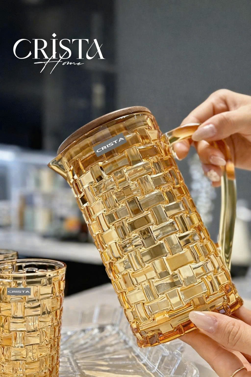 Bình thủy tinh CRISTA HOME vân caro 1000 ml_thumbnail_28