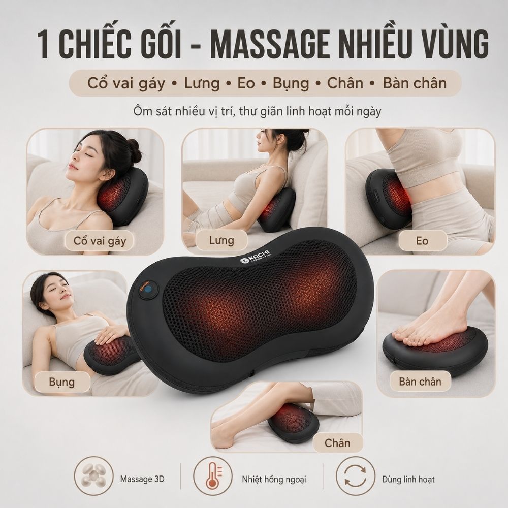 Gối massage không dây Kachi dòng cao cấp MK343_thumbnail_11