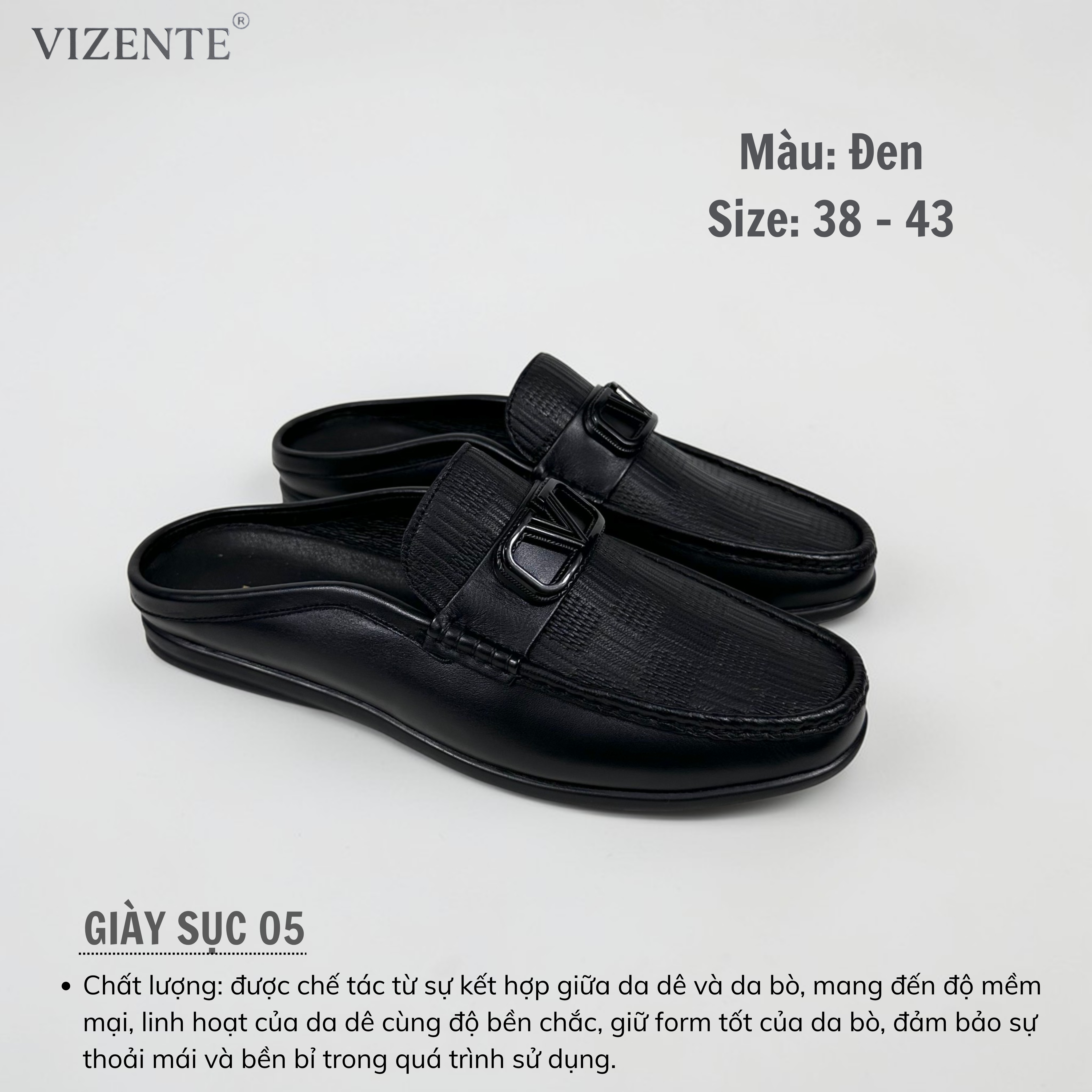 Giày Da Nam Sục Lười 05