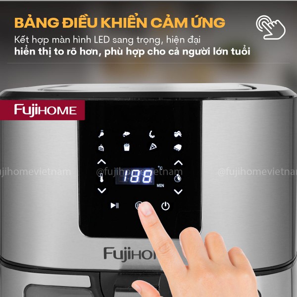 Nồi chiên không dầu Fujihome A10DG 10Lít -  Dung tích 10L_thumbnail_11