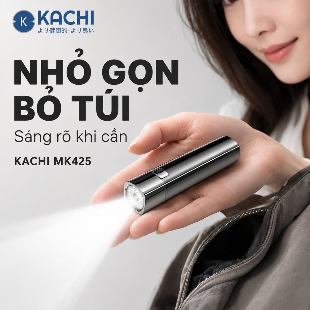Đèn Pin Sạc Đa Năng Kachi MK425: Soi Rọi Mọi Hành Trình, Bừng Sáng Mọi Cuộc Vui_thumbnail_6