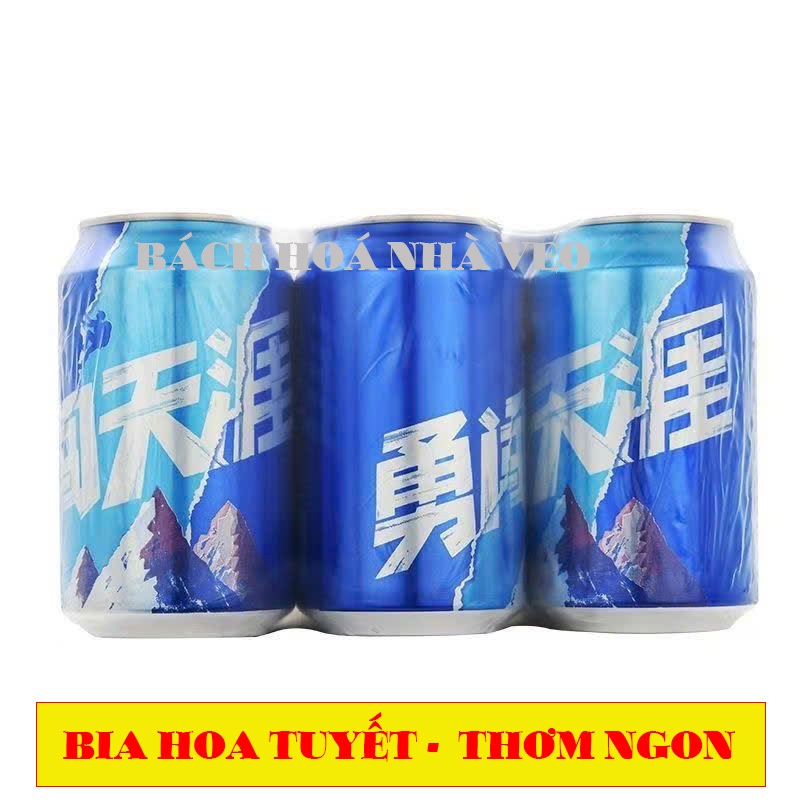 Bia tuyết, bia hoa tuyết (bông tuyết) bia trung quốc thơm ngon, thùng 24 lon hàng chuẩn_thumbnail_3