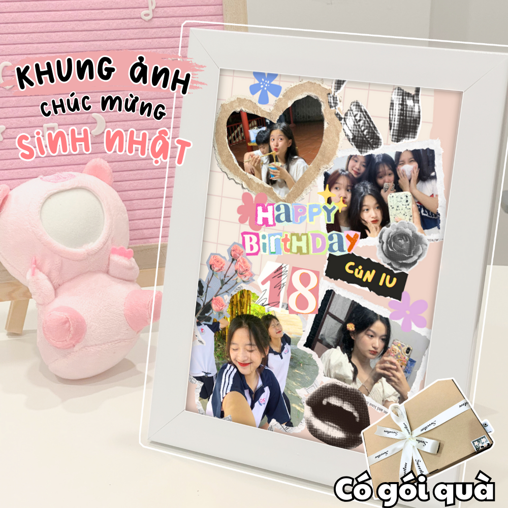 Khung ảnh quà tặng SINH NHẬT - Mẫu 2
