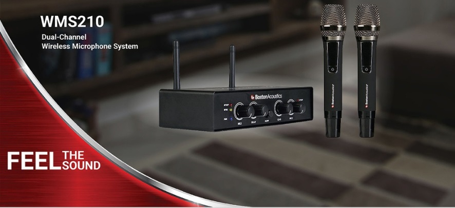 ĐẶC ĐIỂM NỔI BẬT CỦA MICRO KHÔNG DÂY BOSTON ACOUSTICS WMS210