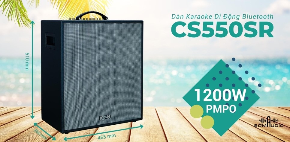 Đánh giá chi tiết loa karaoke di động Acnos CS550SR