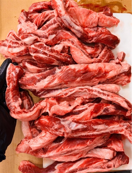 Dải sườn bò ( kg )