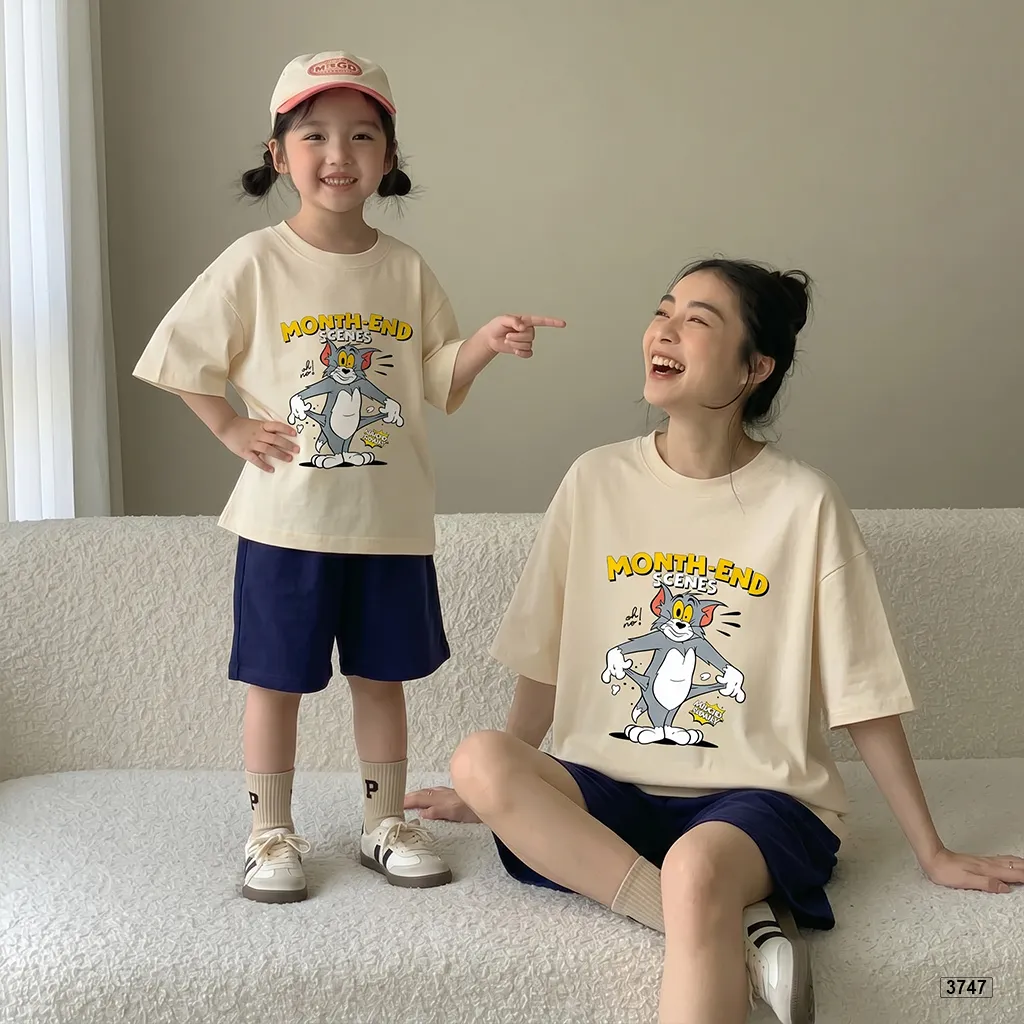 Áo thun bé và gia đình mèo Tôm Kado 3747_thumbnail_4