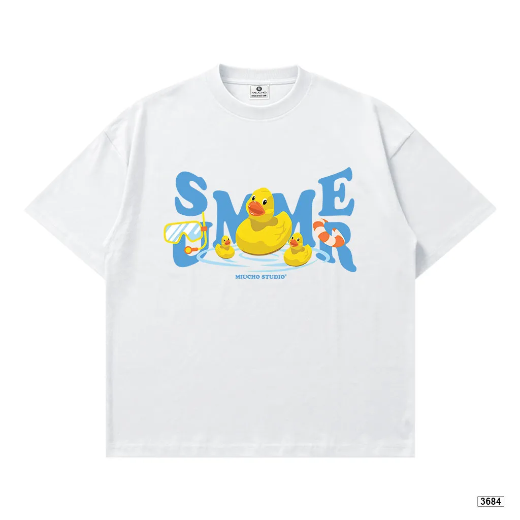 Áo thun boxy nam nữ phong cách mùa hè Miucho 3684_thumbnail_9