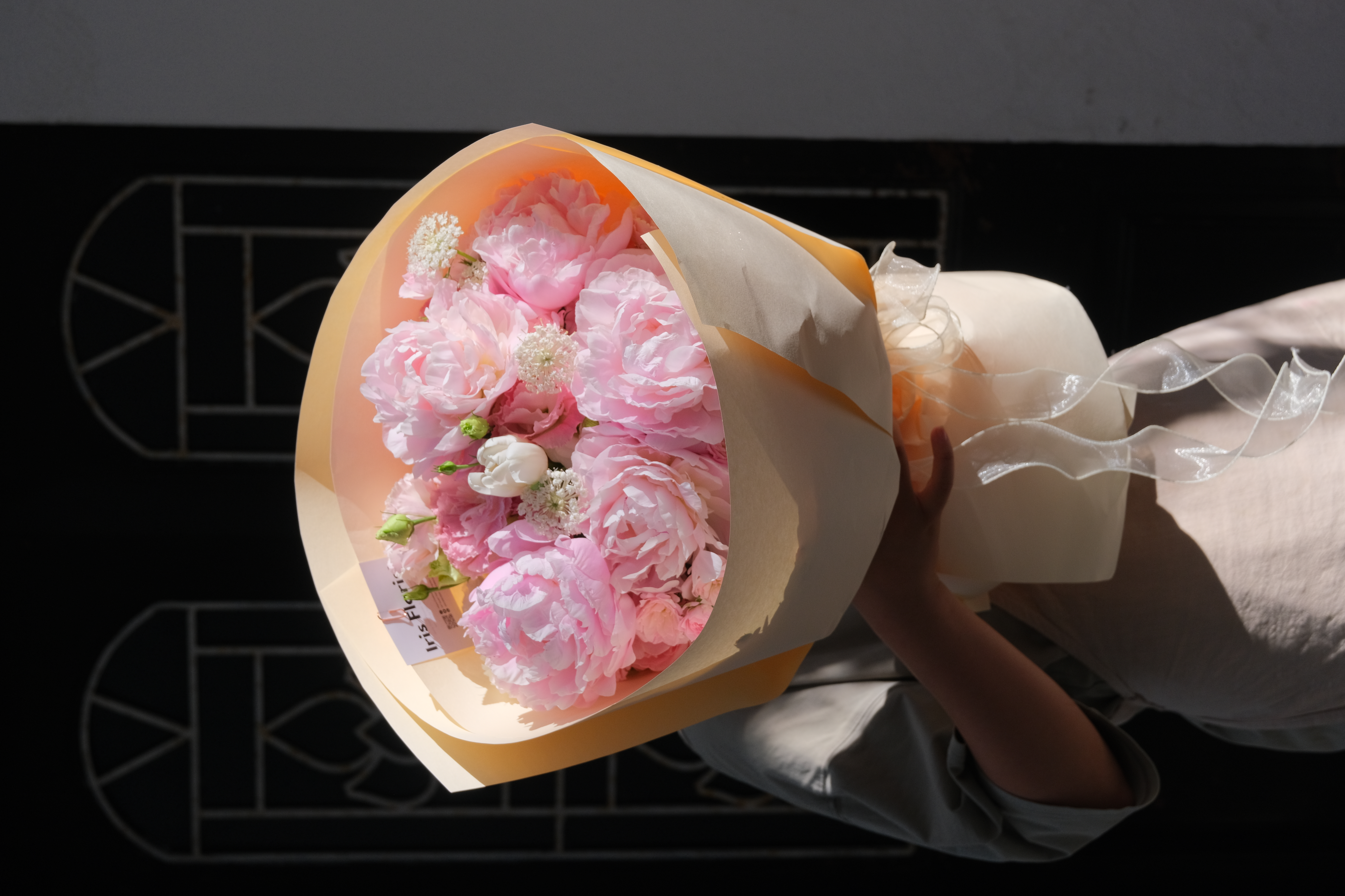 Bó Peony mix tone hồng