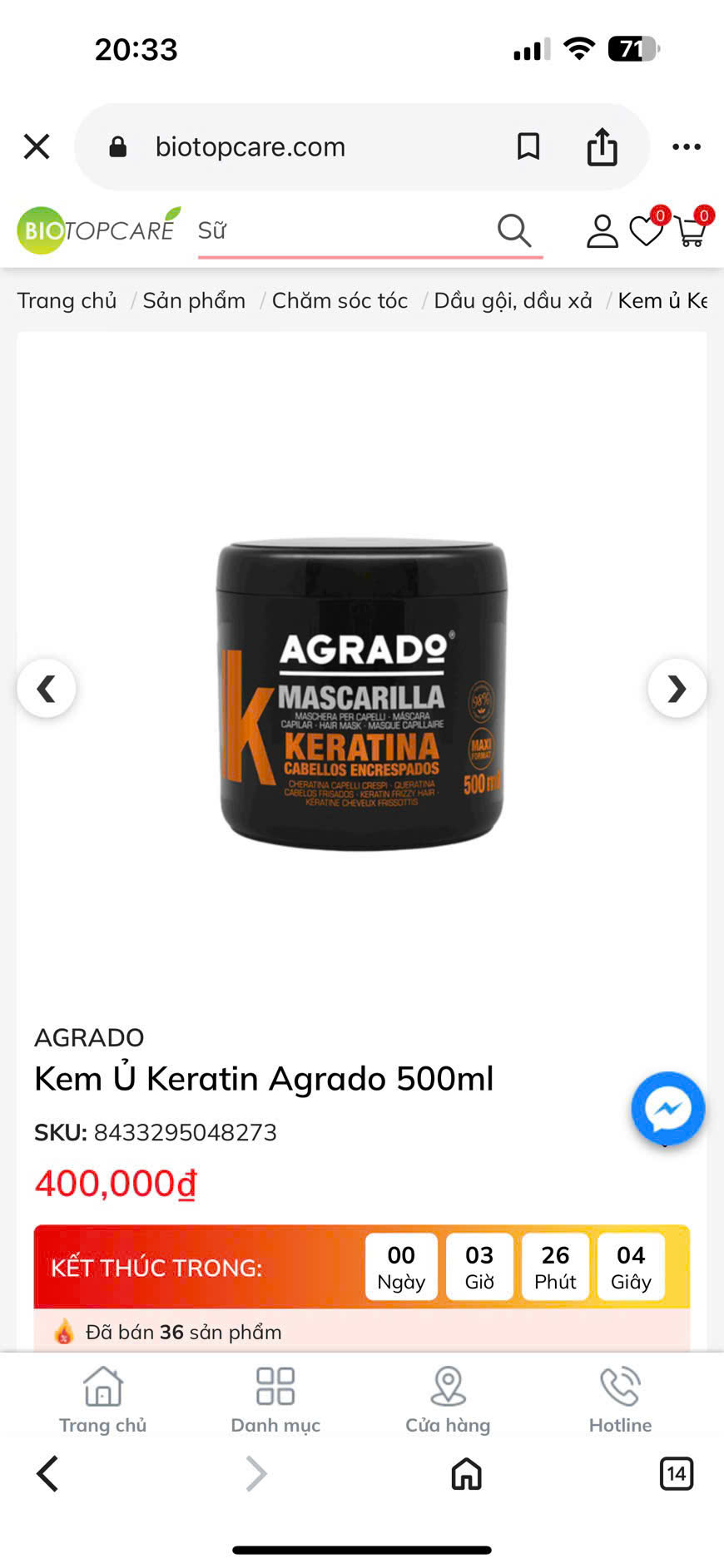 Kem Ủ Keratin Agrado_thumbnail_3
