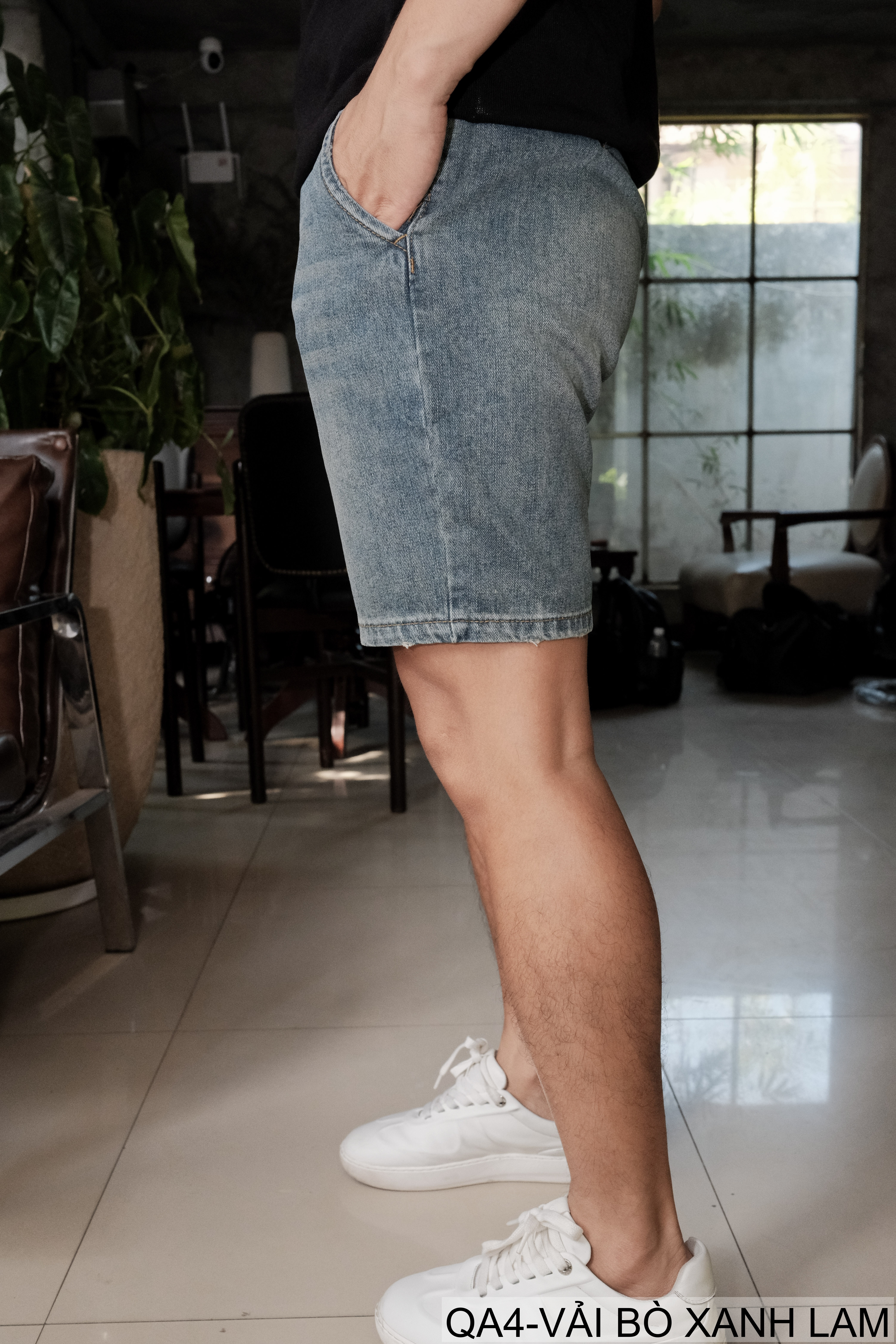 QA4 - Quần short jeans ống rộng phong cách Ami Kaji, chất cotton mềm mại, tôn dáng thanh lịch cho mùa hè_thumbnail_3