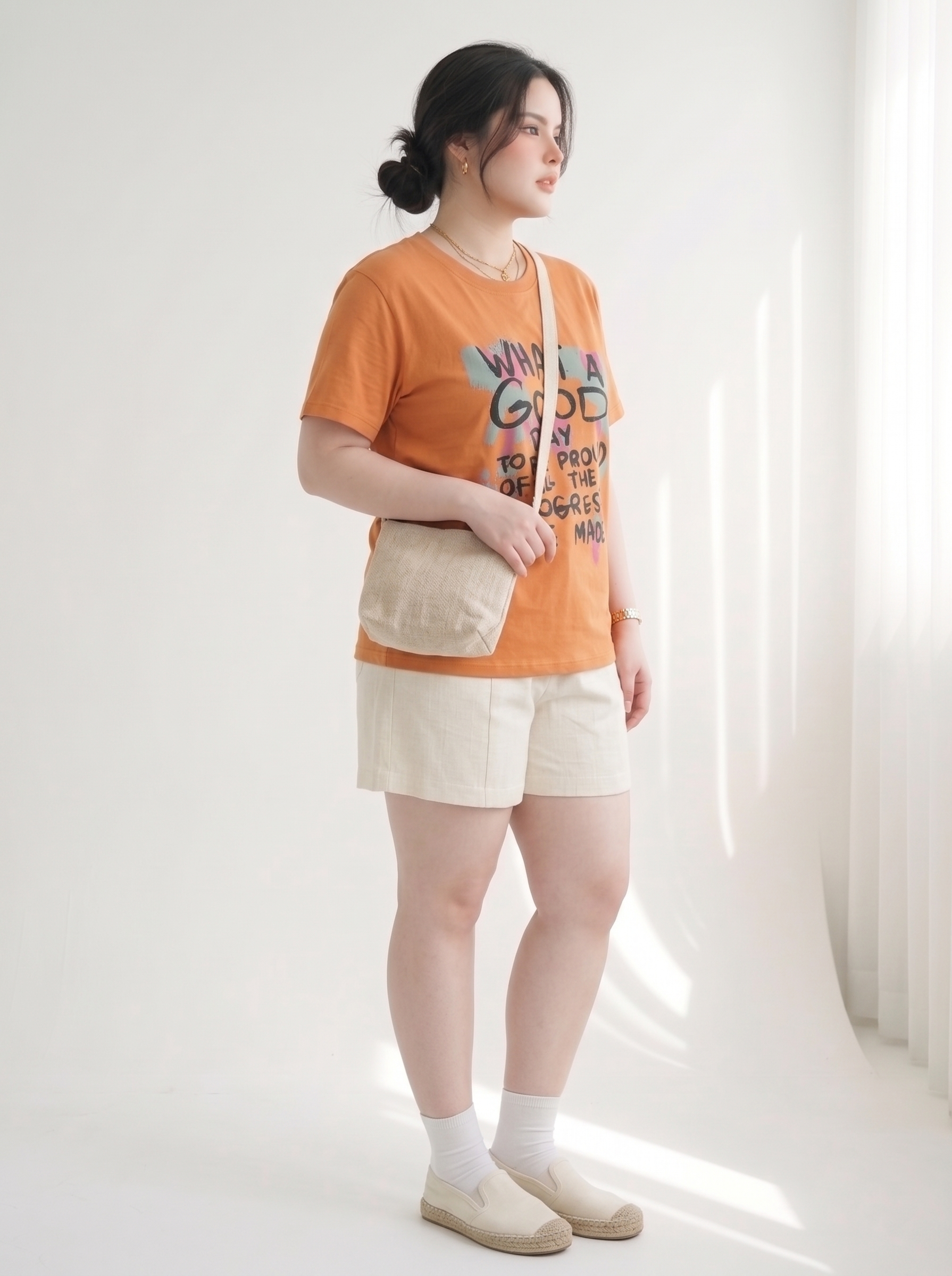 Áo Thun In Chữ Form Rộng Vừa Bigsize Dễ Mặc Hằng Ngày - Đỏ/Cam - Vừa 55-90kg - V-AK108