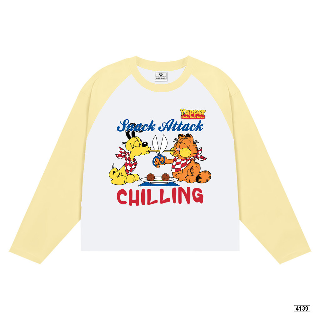 Áo thun boxy raglan tay dài Chilling Miucho 4139_thumbnail_10