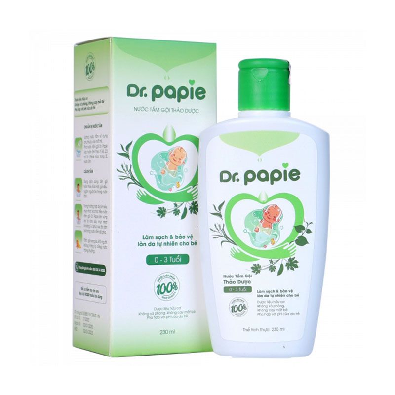 Tắm gội cho bé Dr.papie