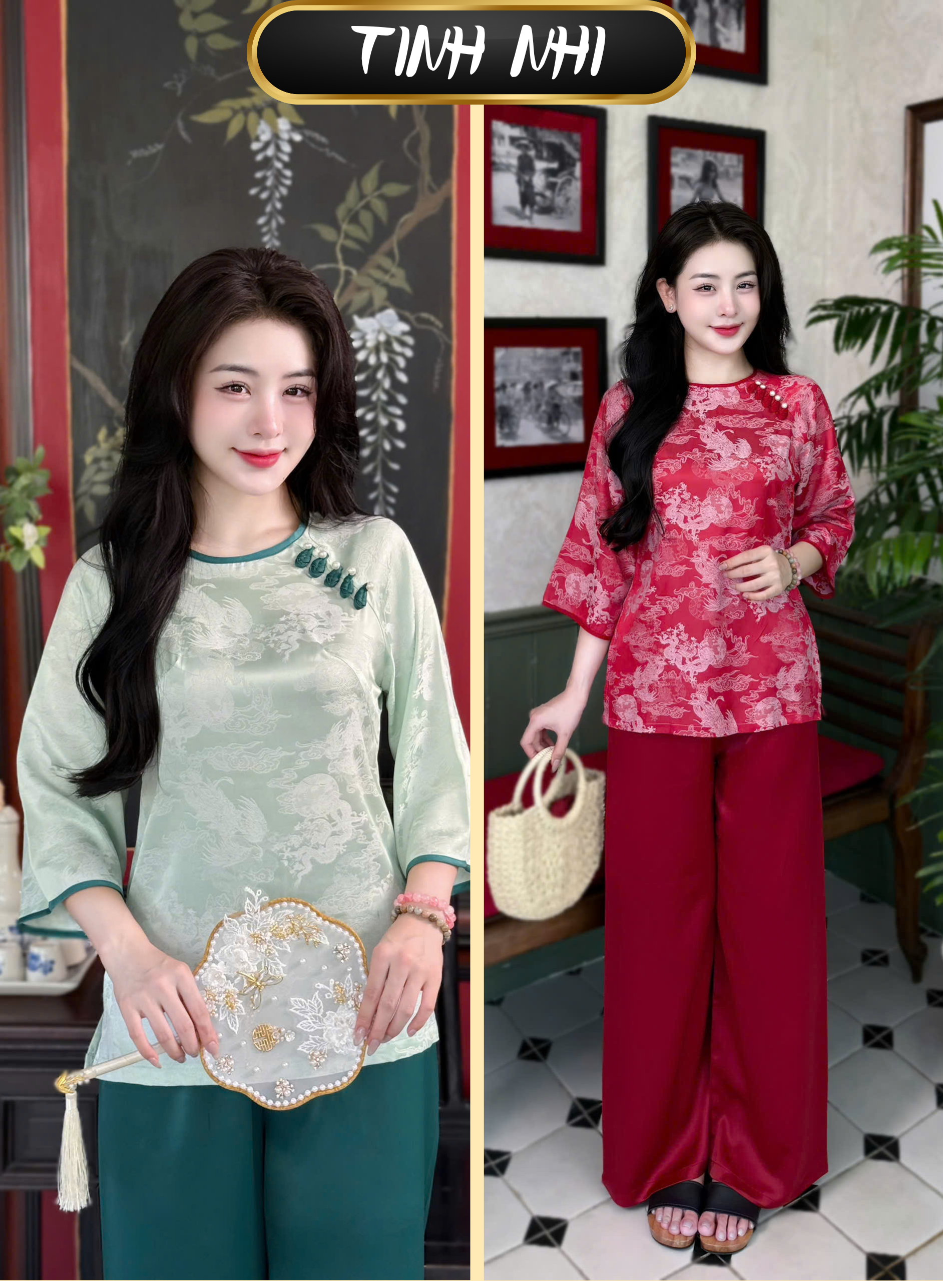 PP104 TINH NHI Pháp phục gấm rồng