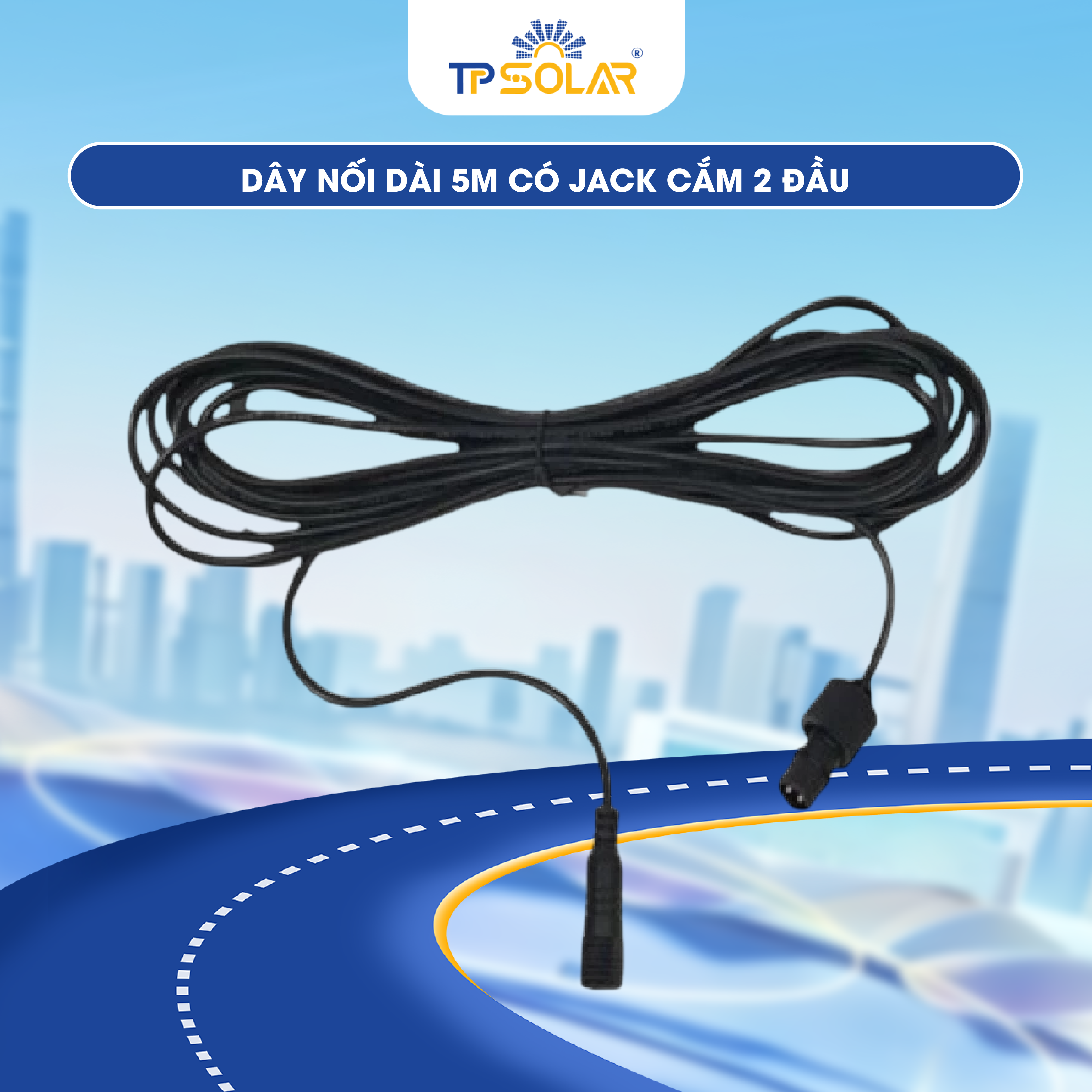 Dây nối dài 5m có jack cắm 2 đầu