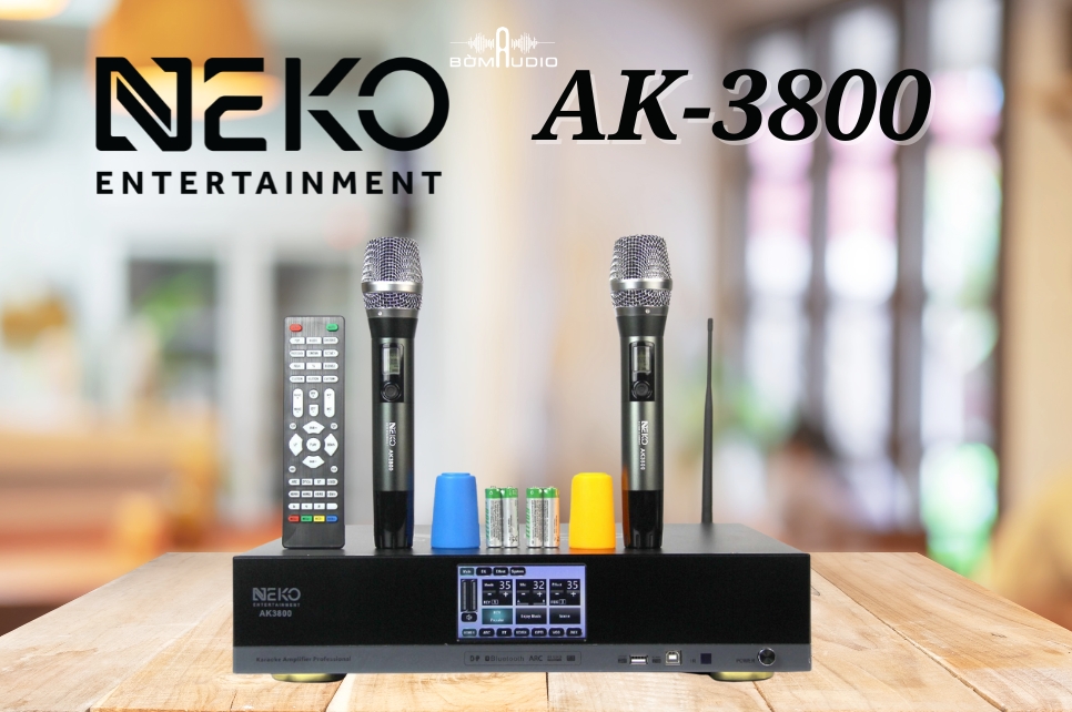 Tính năng nổi bật đẩy liền vang liền micro Neko AK3800