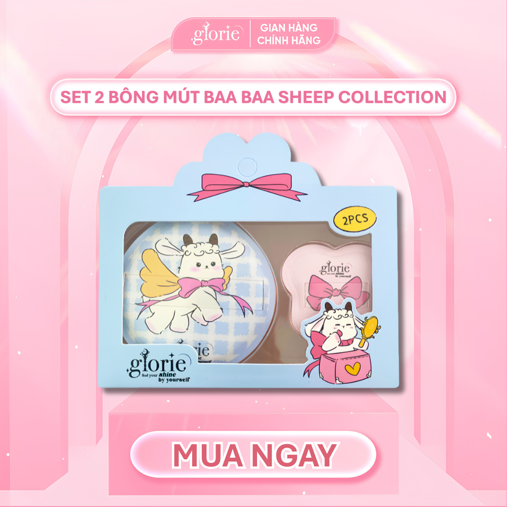 [GLORIE] Set bông mút Glorie Ba Baa Sheep Collection